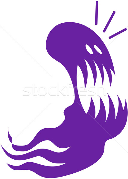 Terrified Halloween Ghost Stock photo © zooco