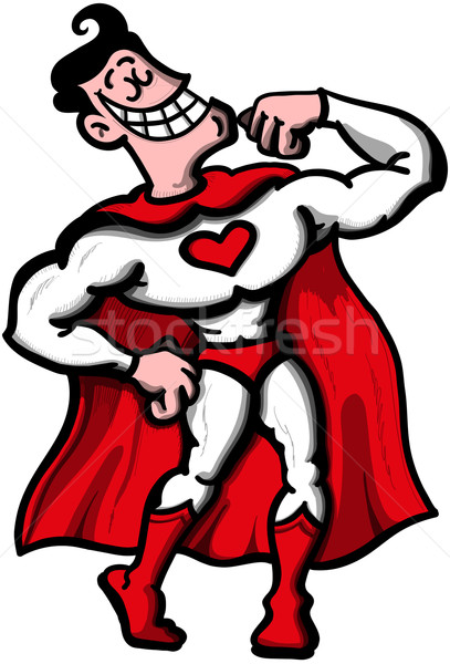 Superhero of love Stock photo © zooco