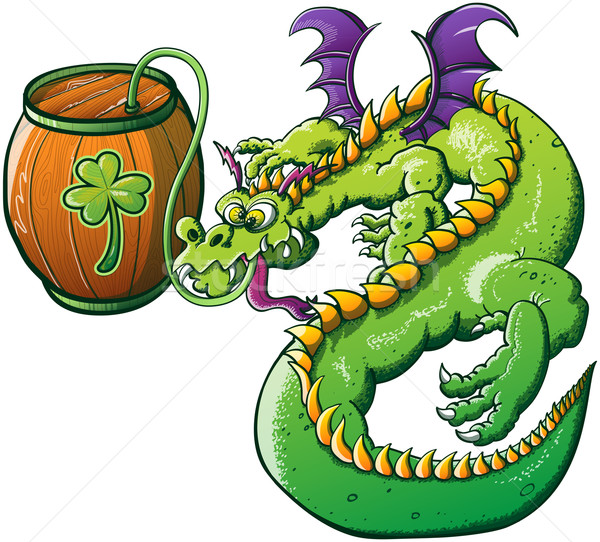 Saint Patrick's Day Dragon Stock photo © zooco