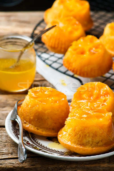clementine upside down cakes Stock photo © zoryanchik