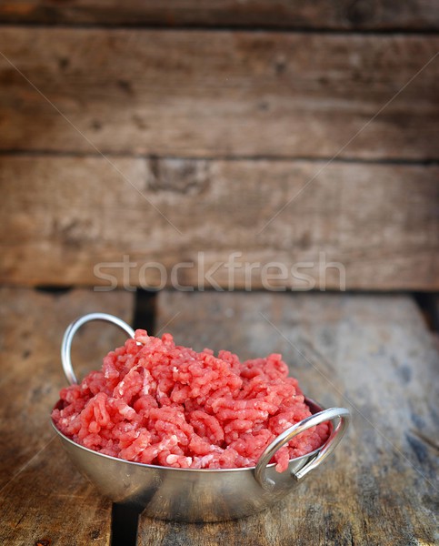 ground meat Stock photo © zoryanchik