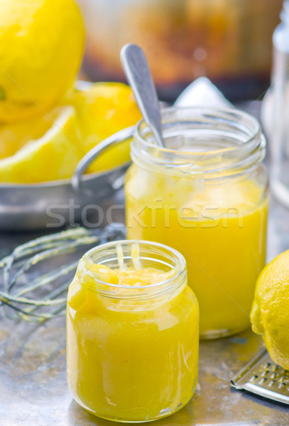 the lemon curd  Stock photo © zoryanchik