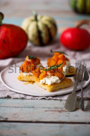 Blood orange skupić żywności ciasto słodkie angielski Zdjęcia stock © zoryanchik