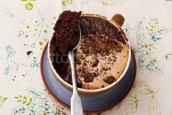 Mug gâteau préparé micro-ondes horizontal autorisation [[stock_photo]] © zoryanchik