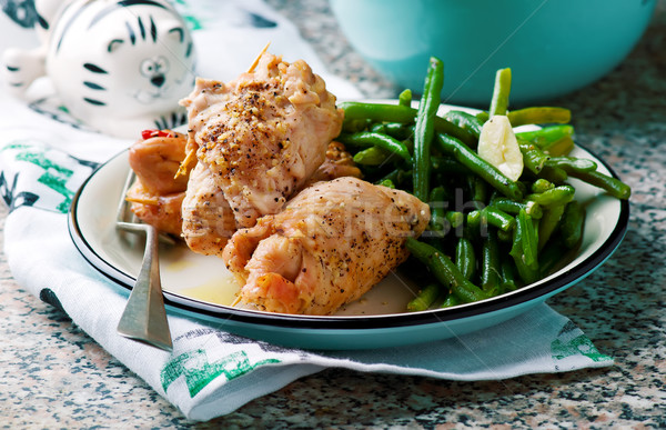 Rouler tomates séchées mise au point sélective viande déjeuner fraîches [[stock_photo]] © zoryanchik