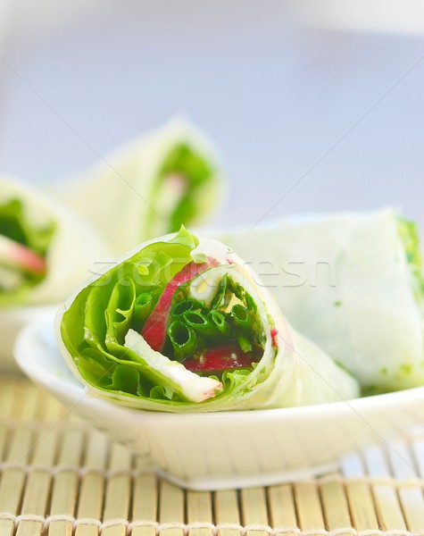 Asian voorjaar vers zomer groenten Stockfoto © zoryanchik