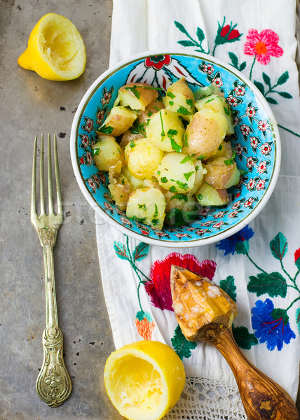 Moroccan potato salad.  Stock photo © zoryanchik