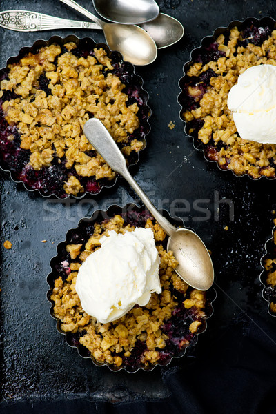 Crumble with a mulberry. style vintage Stock photo © zoryanchik