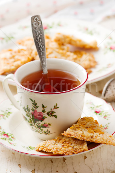 oatmeal shortbread..style rustic Stock photo © zoryanchik