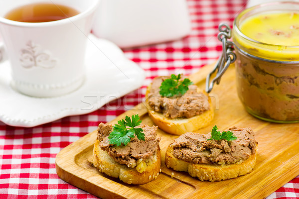 paste from a chicken liver. Stock photo © zoryanchik