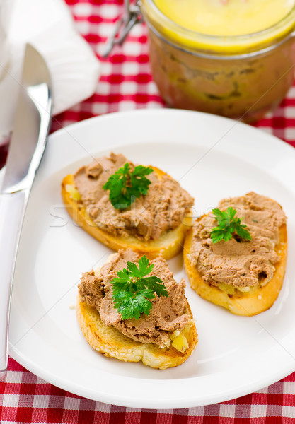 paste from a chicken liver. Stock photo © zoryanchik