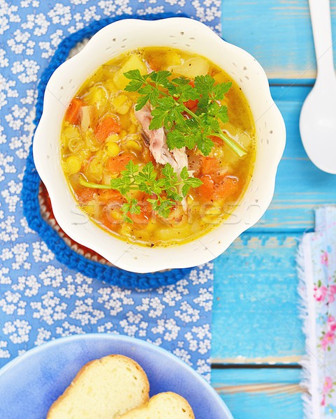 pea soup Stock photo © zoryanchik