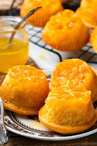 clementine upside down cakes Stock photo © zoryanchik