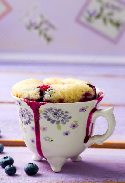  mug cake prepared in microwave  Stock photo © zoryanchik