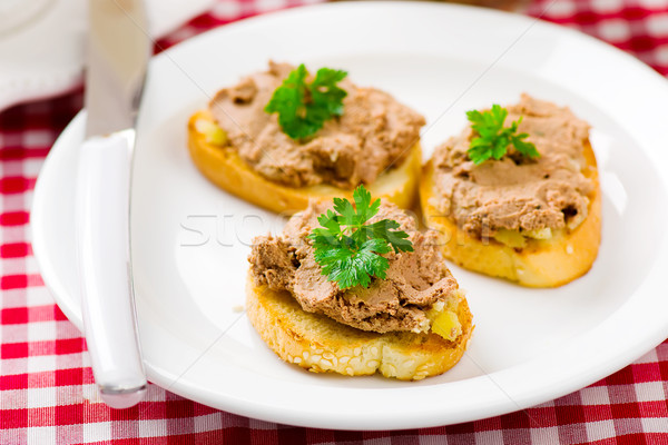 paste from a chicken liver. Stock photo © zoryanchik