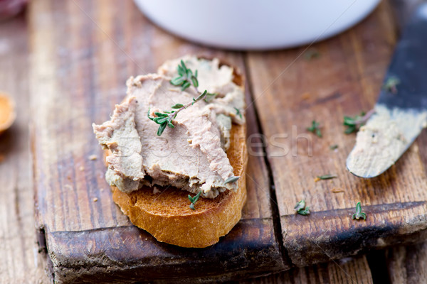 paste from a chicken liver. Stock photo © zoryanchik