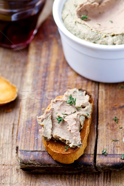 paste from a chicken liver. Stock photo © zoryanchik