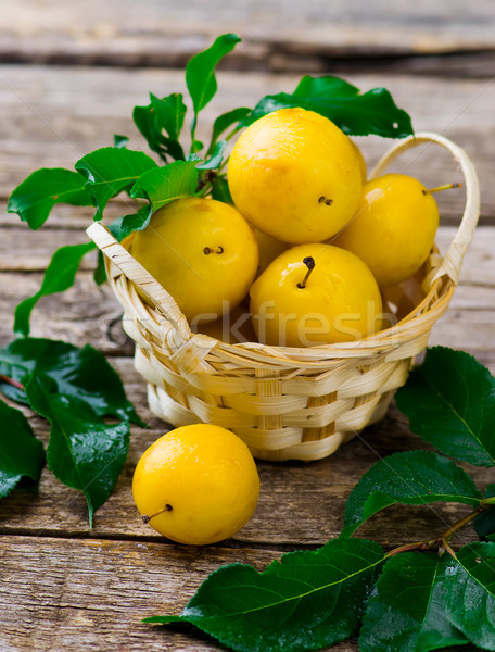 plums Stock photo © zoryanchik