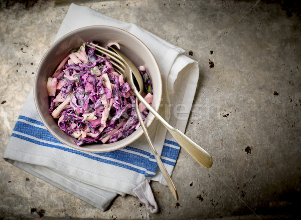 Stock photo: salad Cole slaw  