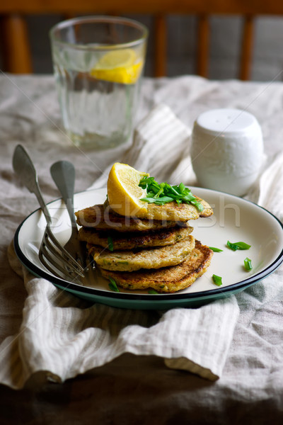CAULIFLOWER HASH BROWNS Stock photo © zoryanchik