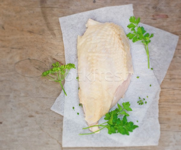 fresh, crude farmer chicken breast Stock photo © zoryanchik