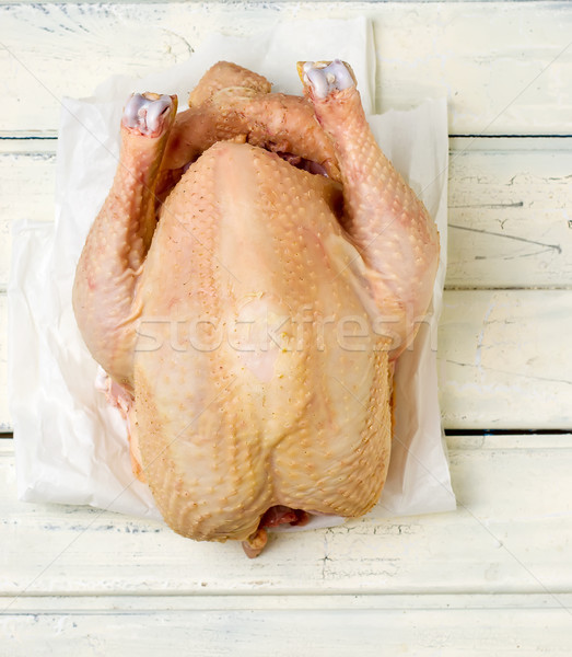 fresh, crude farmer chicken Stock photo © zoryanchik