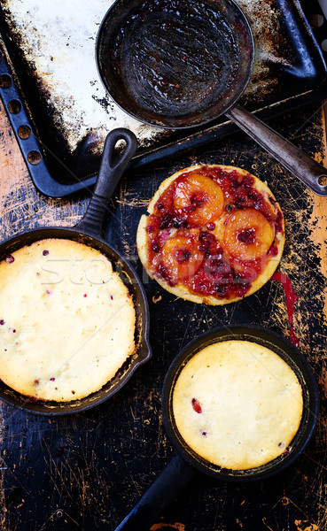 Pommes tarte canneberges mise au point sélective style vintage [[stock_photo]] © zoryanchik