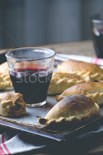 Empanadas ,traditional Argentina pies. Stock photo © zoryanchik