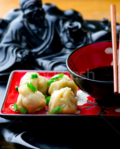 wontons. Chinese cuisine.   Stock photo © zoryanchik