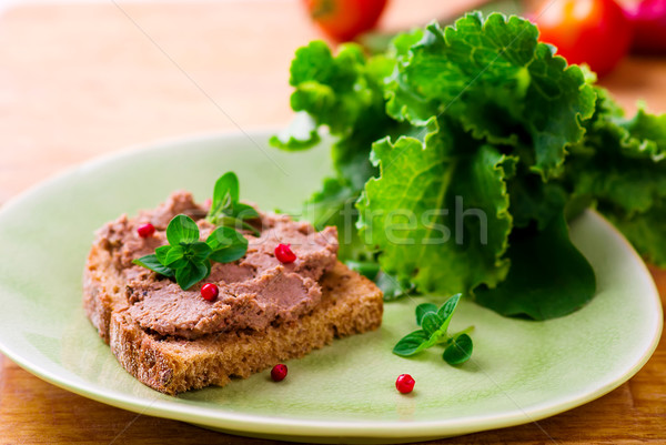 paste from a chicken liver. Stock photo © zoryanchik