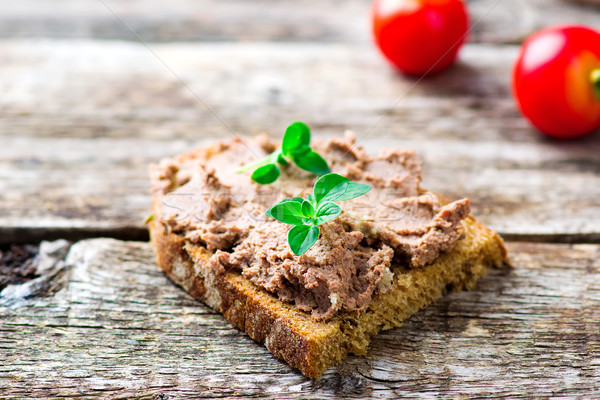 paste from a  liver. Stock photo © zoryanchik