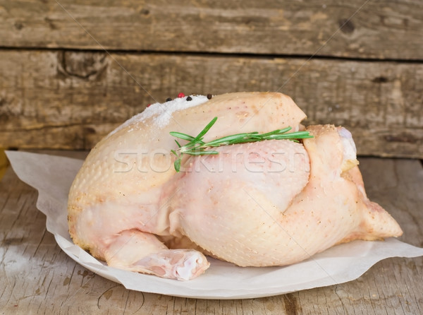 fresh, crude farmer chicken Stock photo © zoryanchik