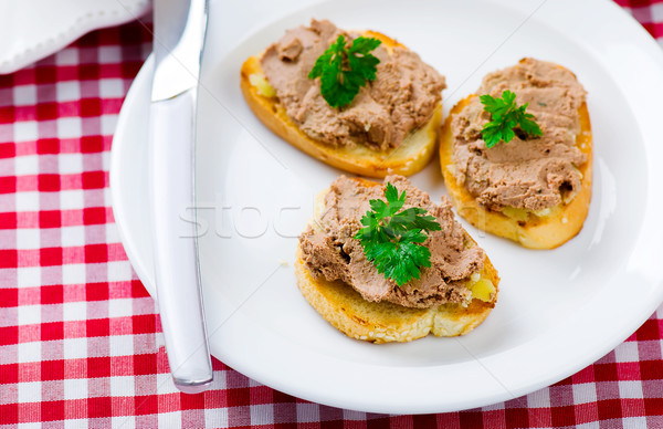 paste from a chicken liver. Stock photo © zoryanchik