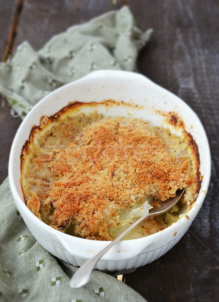 Stock photo: Baked cabbage.