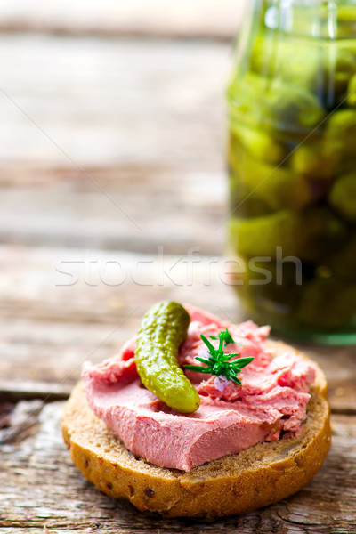 paste from a  liver. Stock photo © zoryanchik