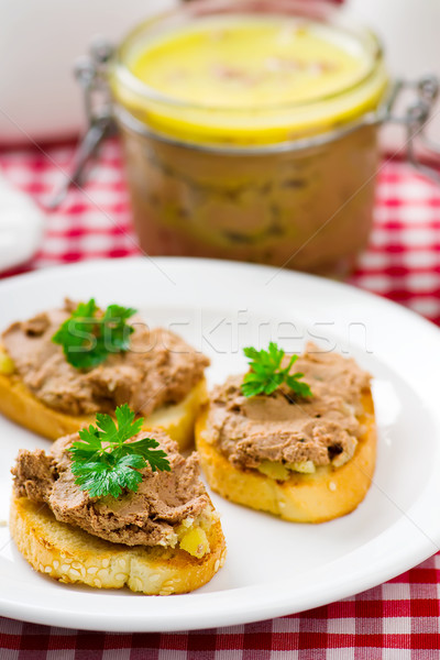 paste from a chicken liver. Stock photo © zoryanchik