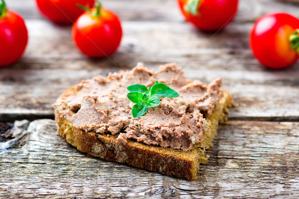 paste from a  liver. Stock photo © zoryanchik