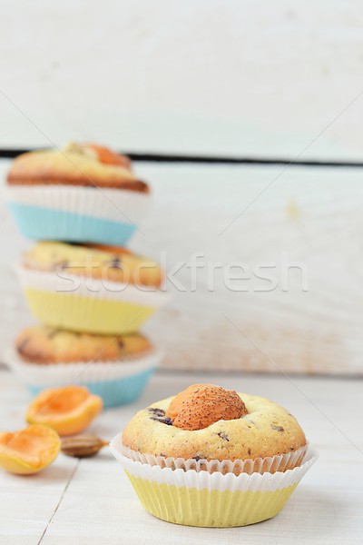 apricot muffins. Stock photo © zoryanchik