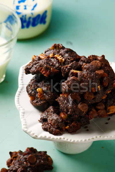 Duende gotas cookies fondo dulce cookie Foto stock © zoryanchik