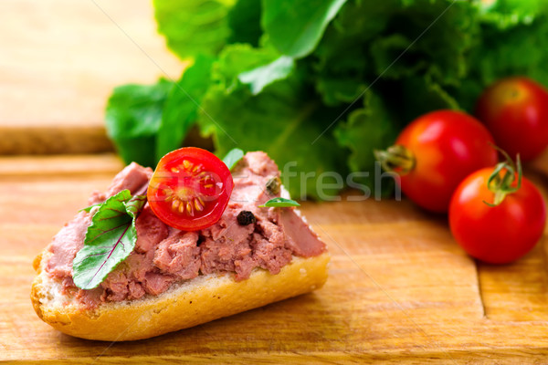 paste from a  liver. Stock photo © zoryanchik