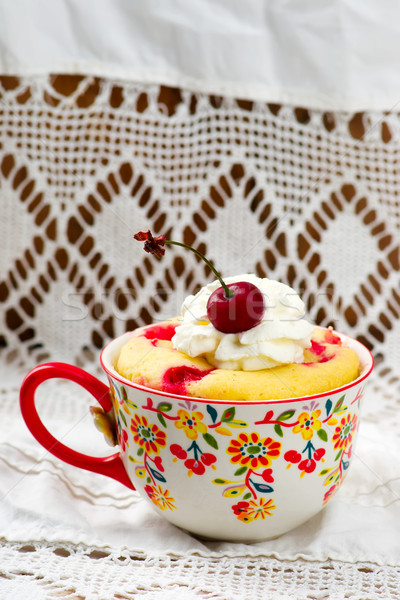 Mug gâteau préparé micro-ondes horizontal autorisation [[stock_photo]] © zoryanchik