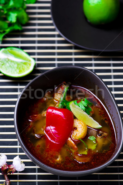 soup Tom yam kung .  Stock photo © zoryanchik