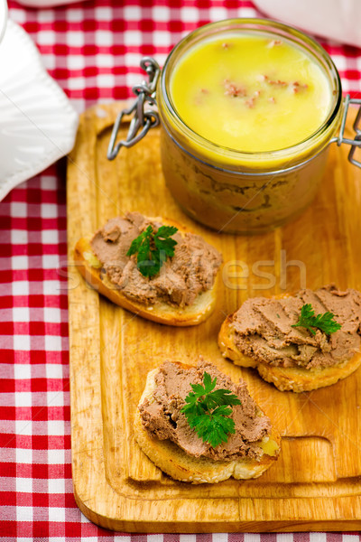 paste from a chicken liver. Stock photo © zoryanchik
