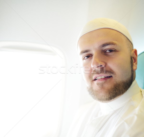 現代 阿拉伯語 商人 飛機 中東 商業照片 © zurijeta