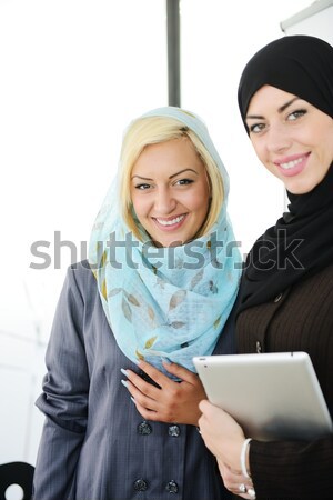 деловые люди современных служба арабский Сток-фото © zurijeta