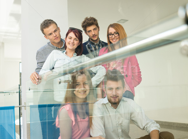 Group of mates having fun Stock photo © zurijeta