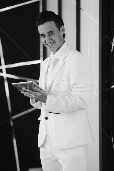 Сток-фото: молодые · бизнесмен · Постоянный · современных · служба · лобби