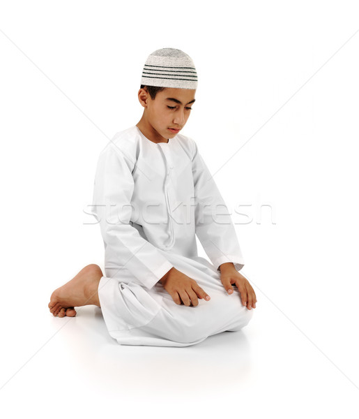 Prier explication plein arabe enfant [[stock_photo]] © zurijeta