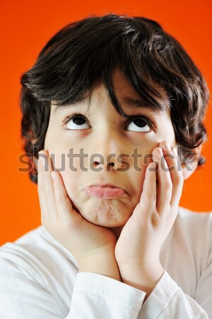 Crying kid, emotional scene Stock photo © zurijeta