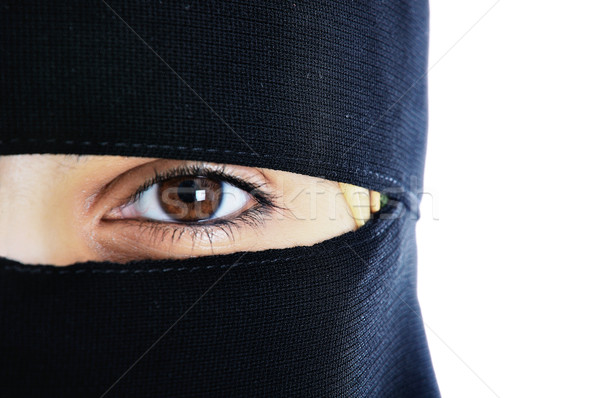 Imagine de stoc: Asiatic · limba · arabă · musulman · femeie · semnificativ · haine
